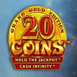 Official Slots logo: 20 Coins Grand Gold Edition by Wazdan at Ringospin Casino