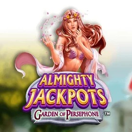 Official Jackpots logo: Almighty Jackpots: Garden of Persephone by Novomatic at Ringospin Casino