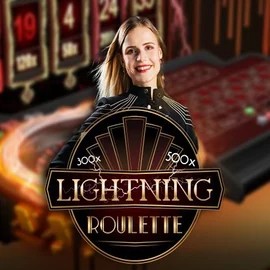 Lightning Roulette logo by Evolution Ringospin Casino