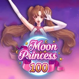 Slots logo of Moon Princess 100 from Play'n GO at Ringospin Casino