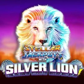 Stellar Jackpots with Silver Lion logo by Lightning Box Game at Ringospin Casino