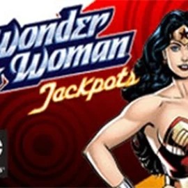 Wonder Woman Jackpots logo by Amaya at Ringospin Casino